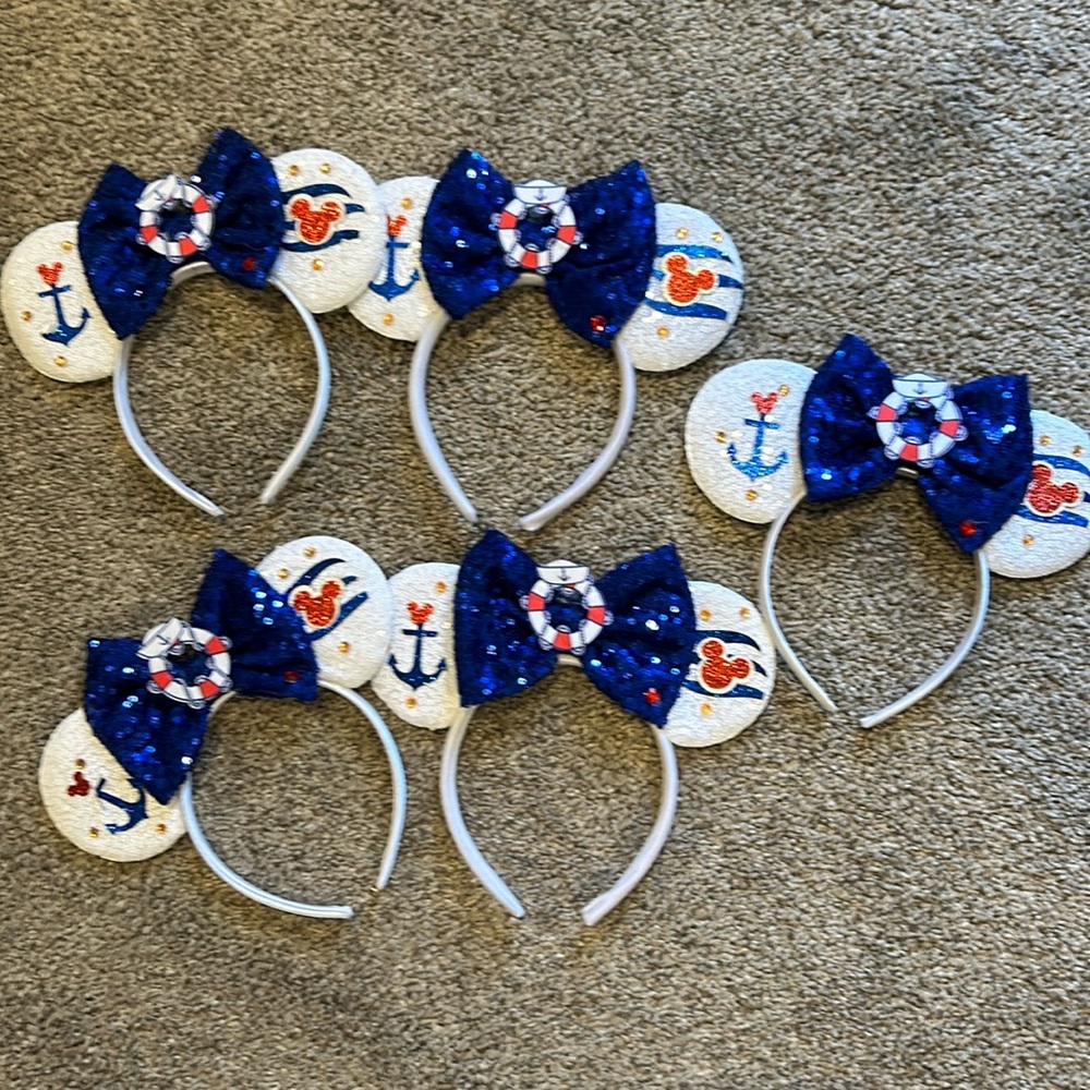 Disney cruise minnie ears headband